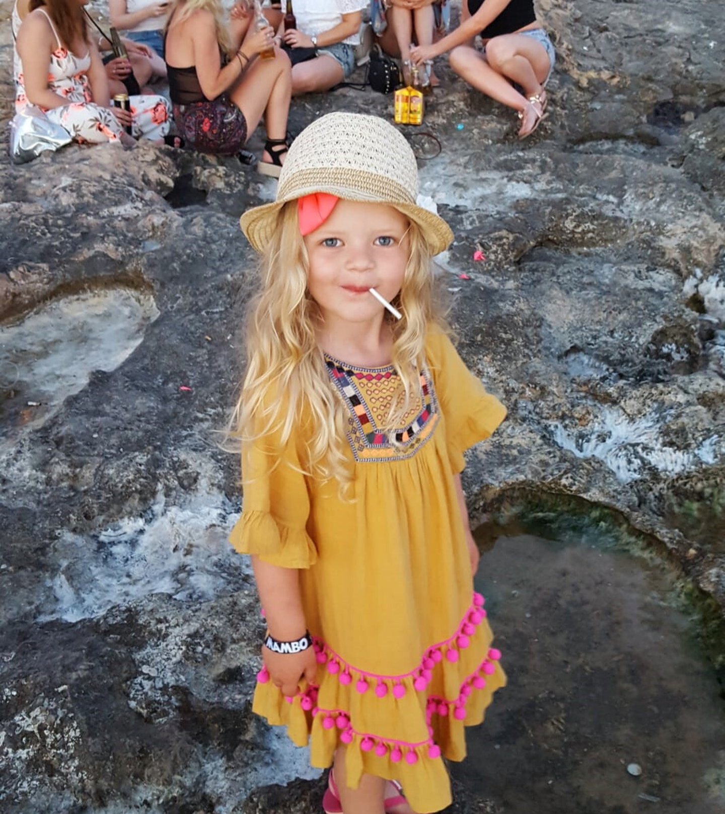Photo of Kitty Belle on a summer holiday