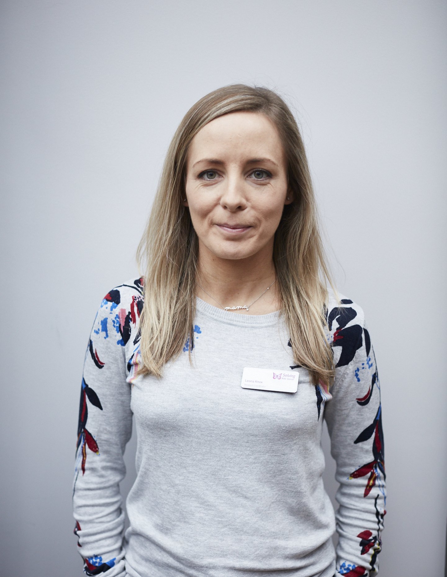 Leona Knox, Head of Research at Solving Kids' Cancer UK.