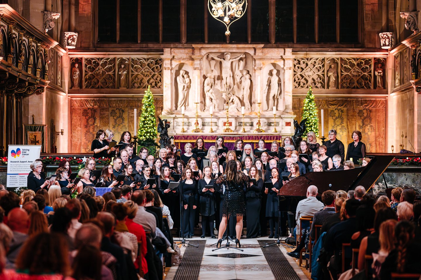 Photo of The London Show Choir at Solving Kids' Cancer UK's Christmas Concert
