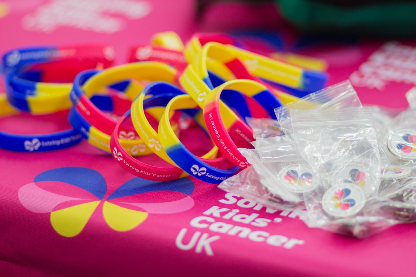 Picture of Solving Kids' Cancer UK branded fundraising resources