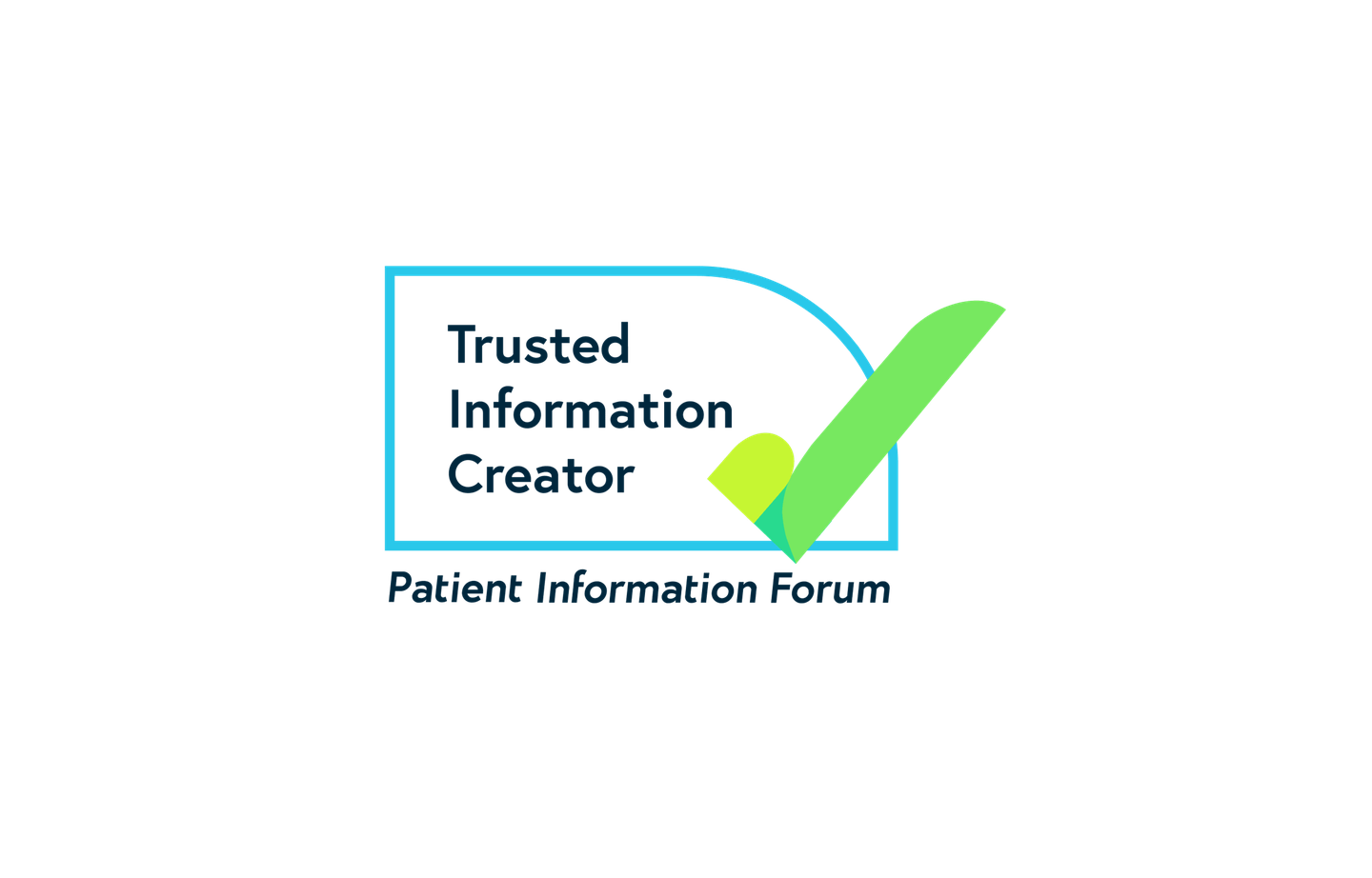 Patient Information Forum Trusted Information Creator quality mark.